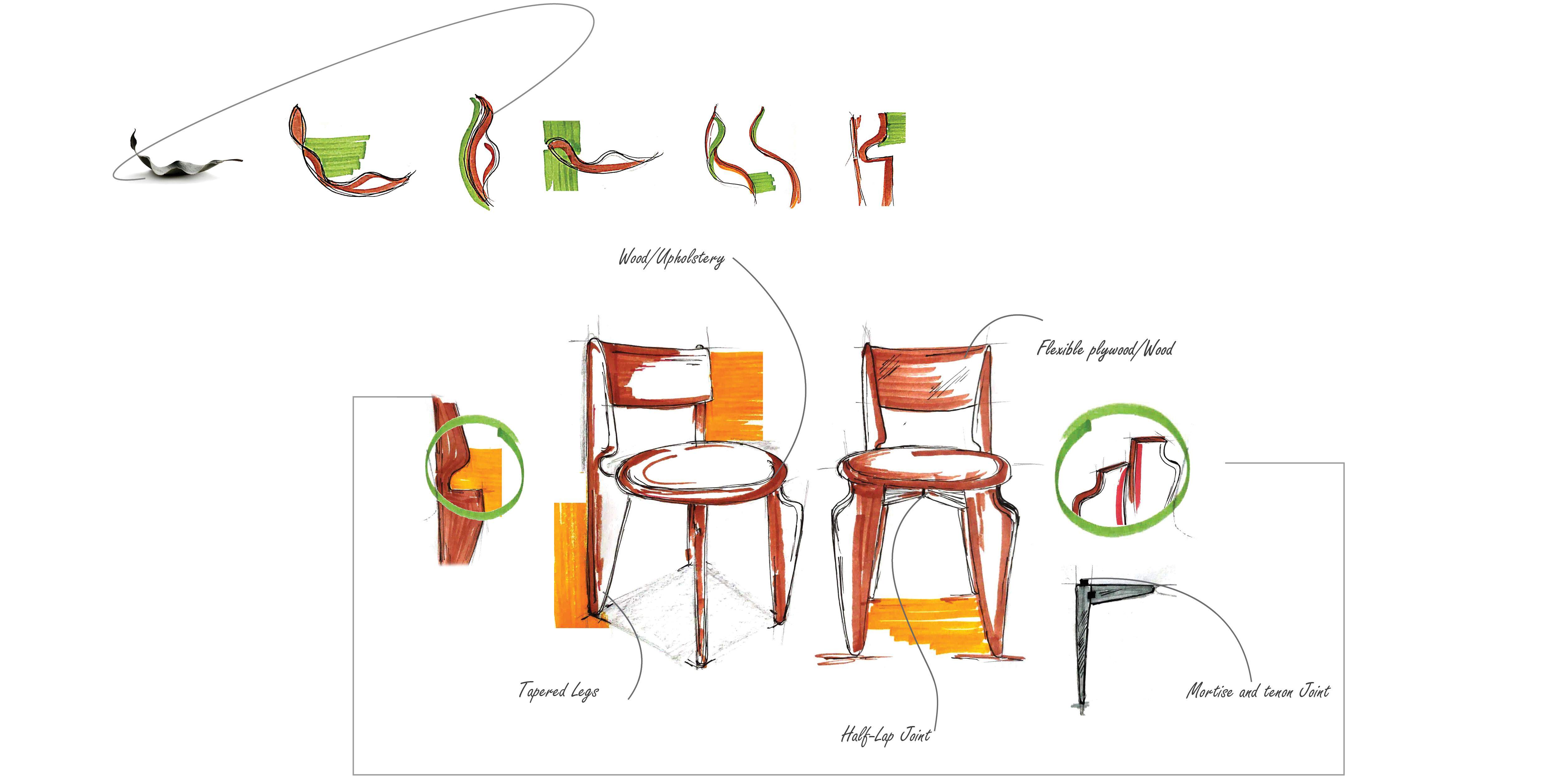 Sketch for Abscission chair