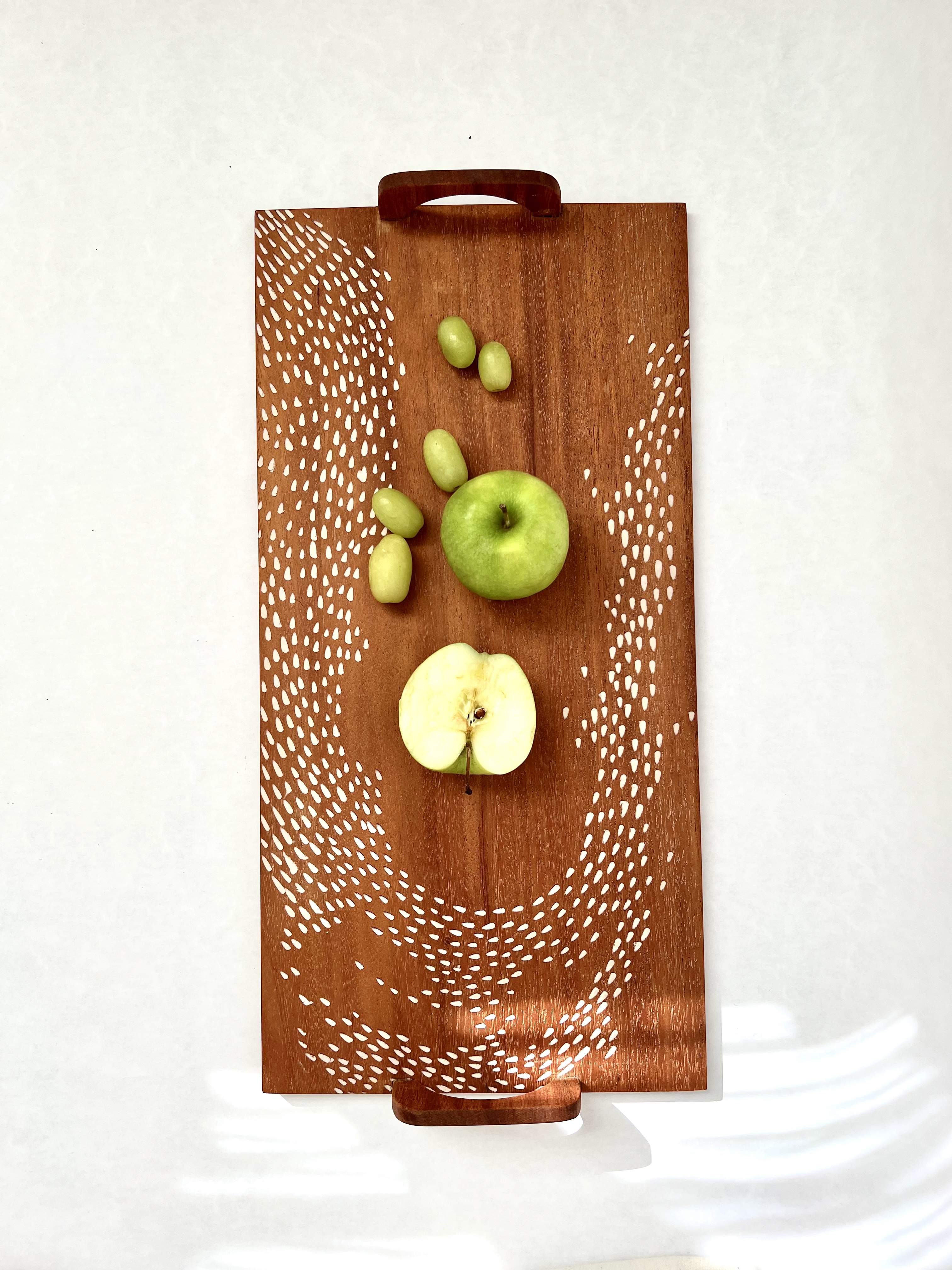 Wooden Artistic Tray Image 1