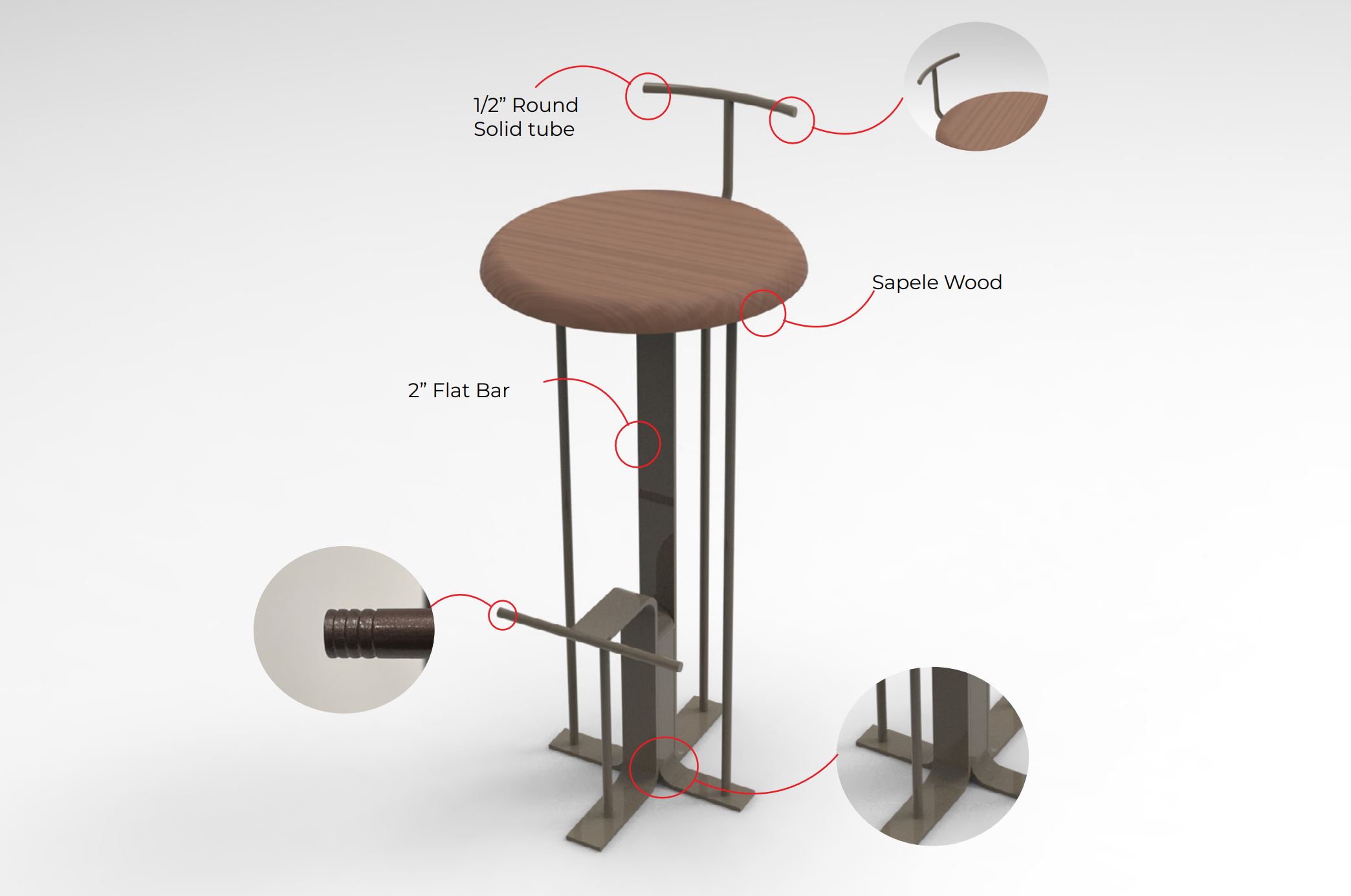 Render image 1 for QuaffQuest bar stool