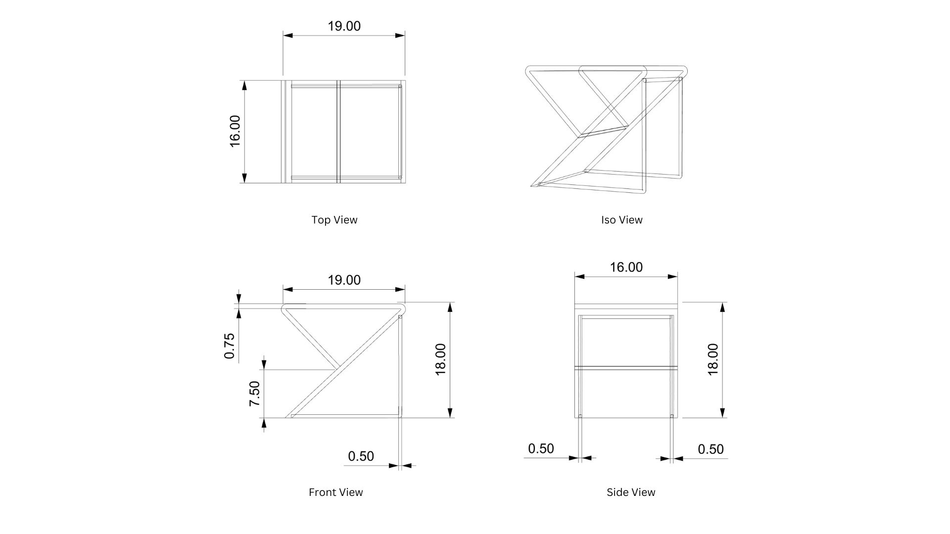 Design for Vitra Side Table